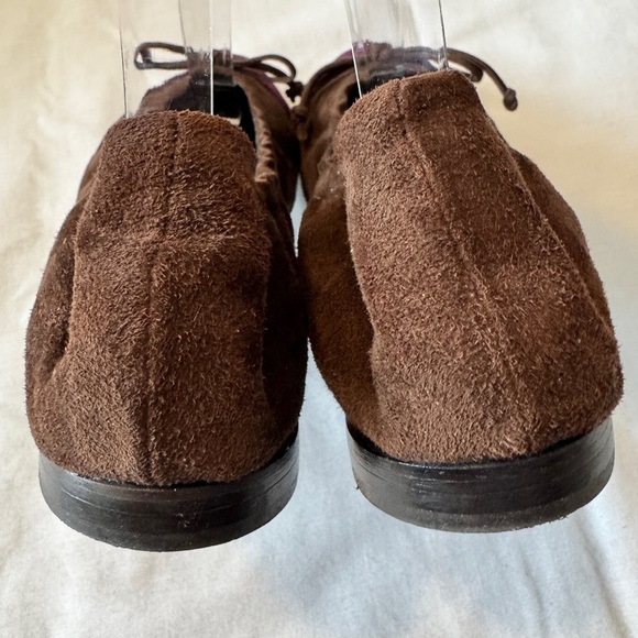 AGL 38.5 Suede Leather Ballet Flats ~ Purple & Brown Comfort - Picture 5 of 8